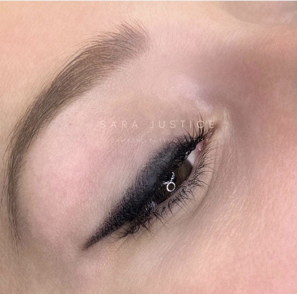 An eyeliner tattoo that you don't have to worry about Sara Justice